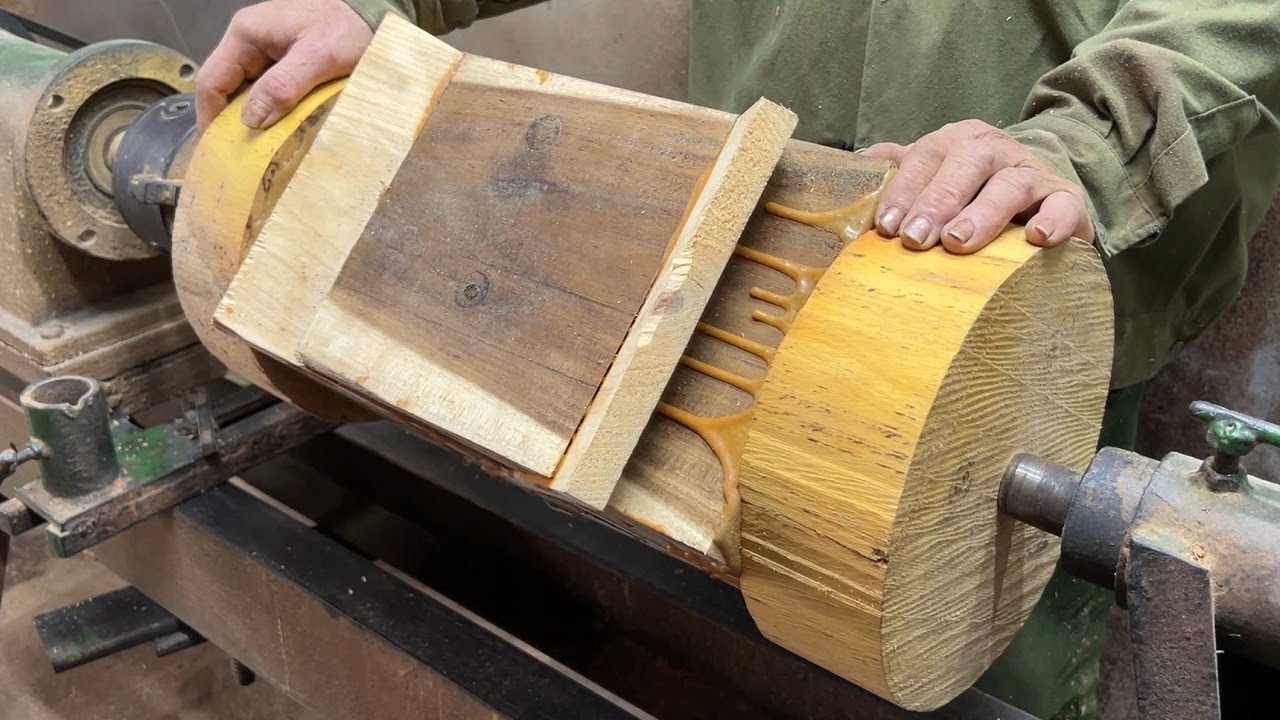 Amazing Woodturning Crazy - Extremely Interesting Idea And Amazing Decorative Product On Lathe