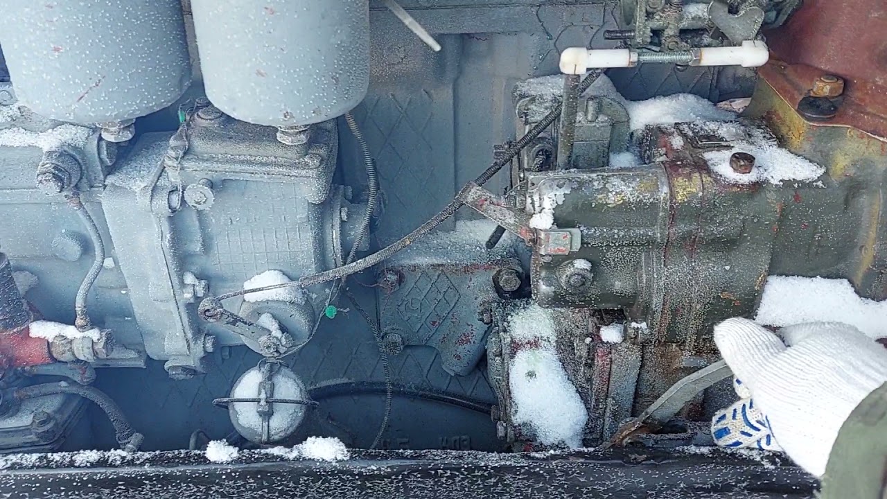 не завёл дт 75 мороз -20