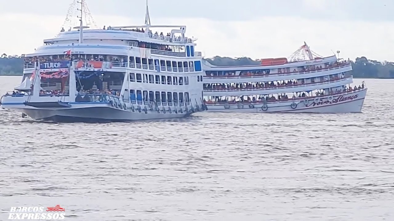 Chegada dos Navios e Ferryboat's em Parintins para o Festival 2022 Créditos @amazonnavegacao