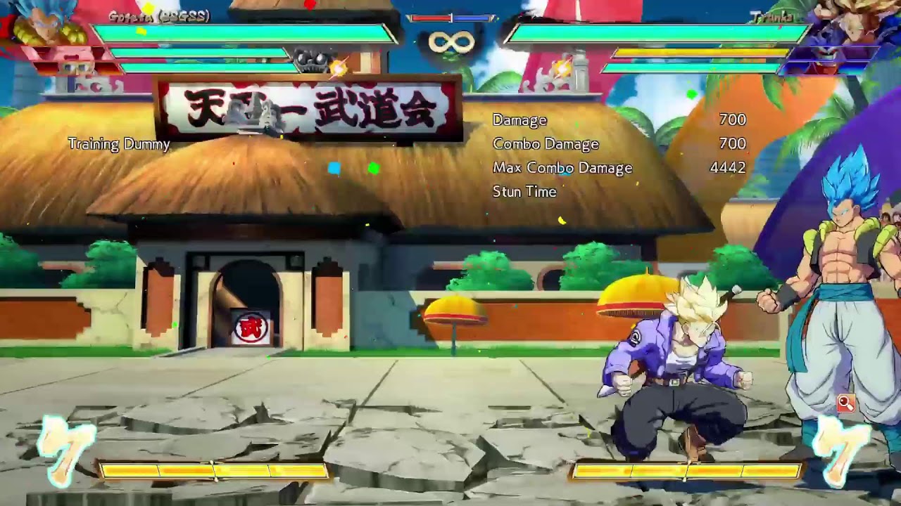 Mic test while playing dbfz