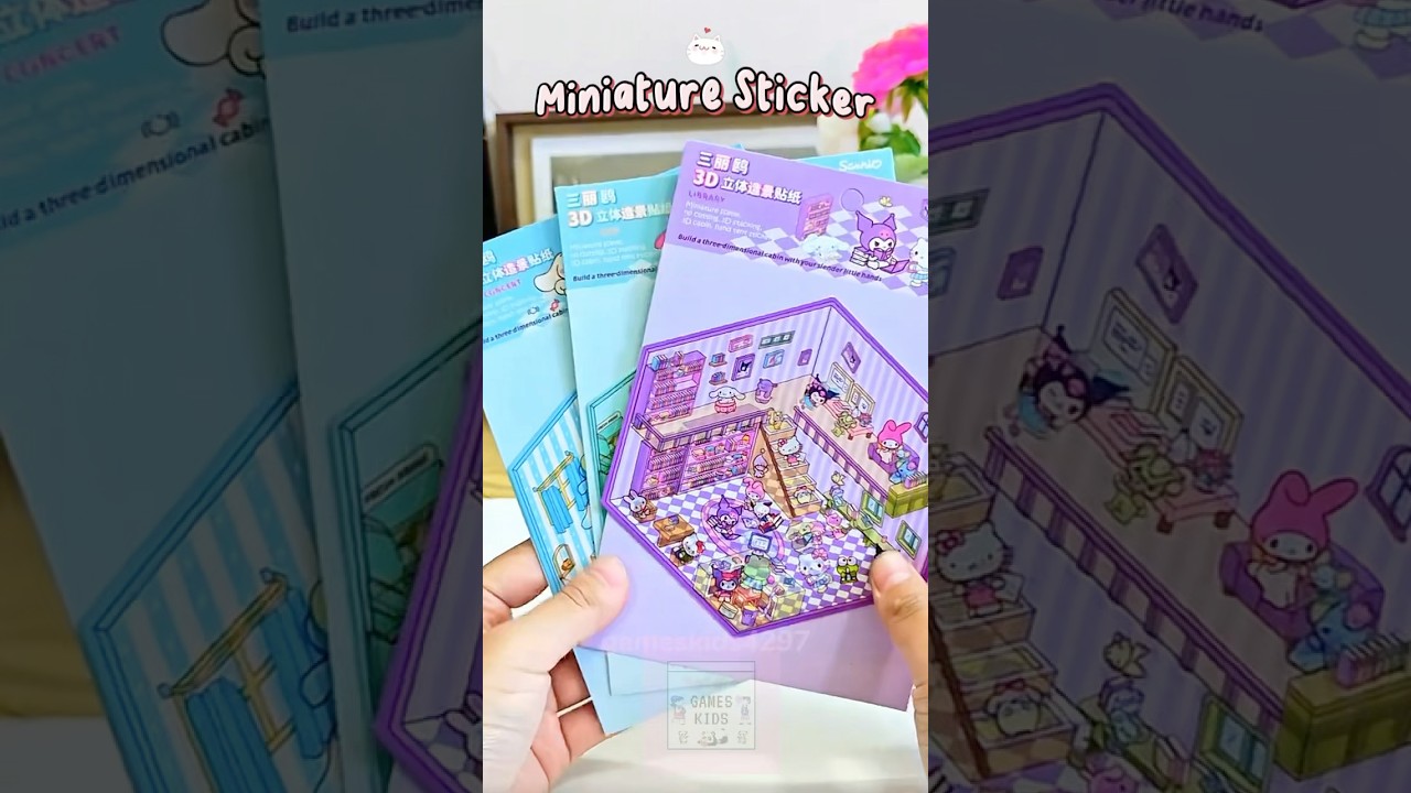 #diy #sanrio #sanriogirl  #miniaturestickers #sticker #cute #kawani #shortvideo #shortsvideo