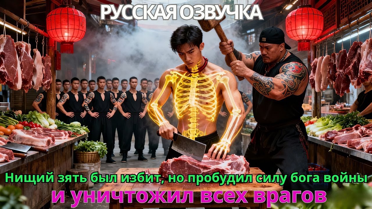 Нищий зять был избит, но пробудил силу бога войны и уничтожил всех врагов#дорама #drama #2025