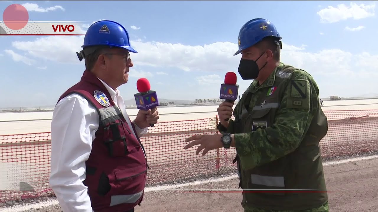 Jorge Garralda reporta directamente desde el Aeropuerto Internacional Felipe Ángeles