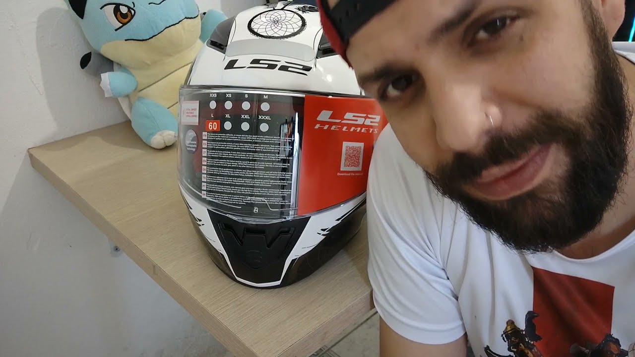 Como trocar a viseira do ls2 ff353 ff320 e ff800