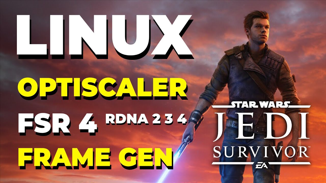Linux + How to install Optiscaler + FSR4 FP8 EMU + FG in Star Wars Jedi: Survivor