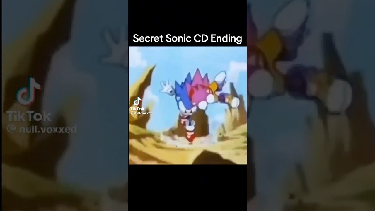 The Secret Ending To Sonic CD #sonic #soniccd #sonicthehedgehog #meme #amyrose