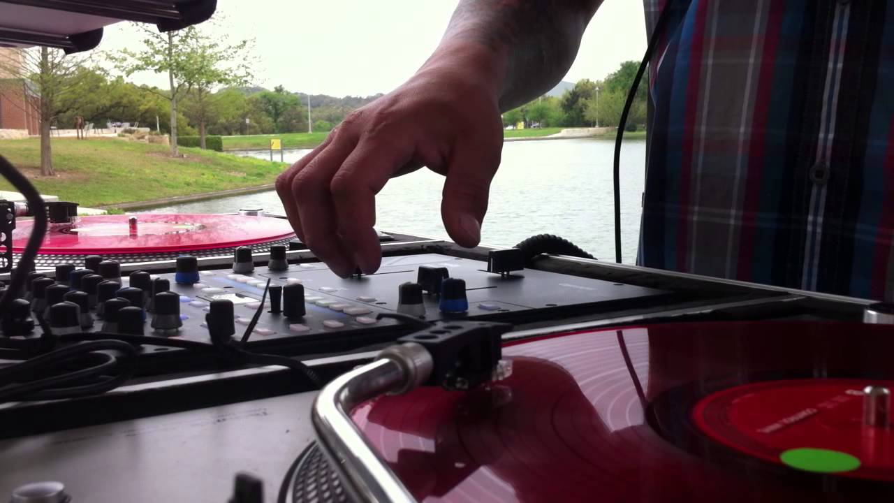 DJ Hydroe in the mix at Northwest Vista College