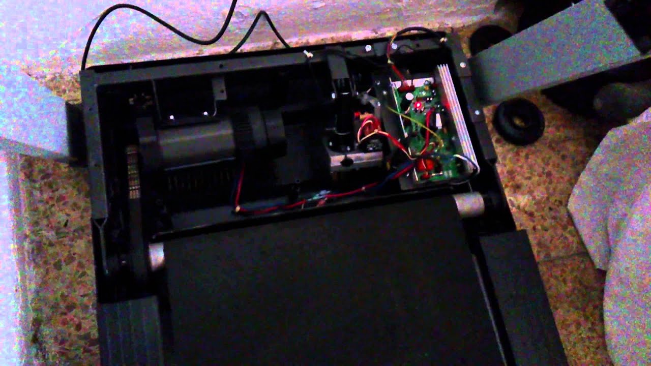 Treadmill problem troubleshooting (already fixed, see my other video)