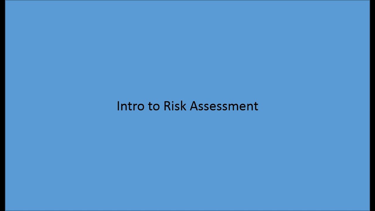 Public Health Intro to Risk Assessment