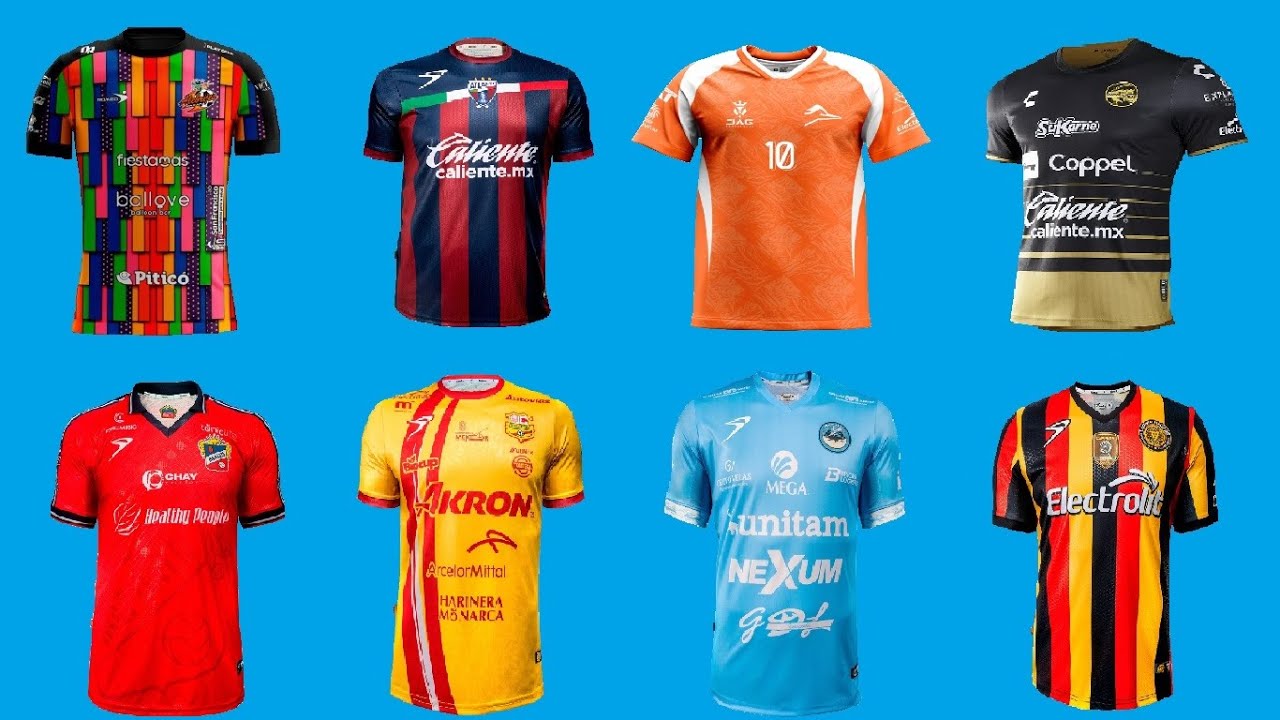 LIGA  BBVA  EXPANSIÓN  MX  : JERSEYS  APERTURA 2025