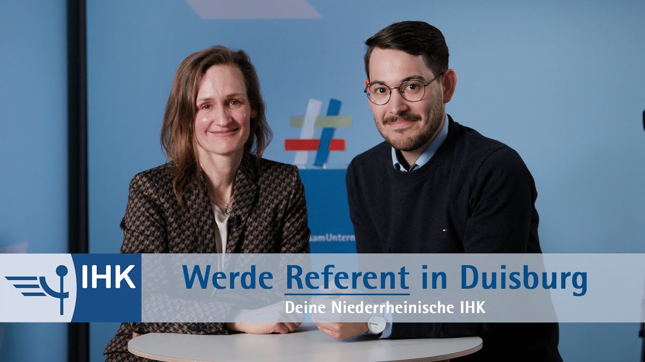 Werde Referent in Duisburg - Niederrheinische IHK