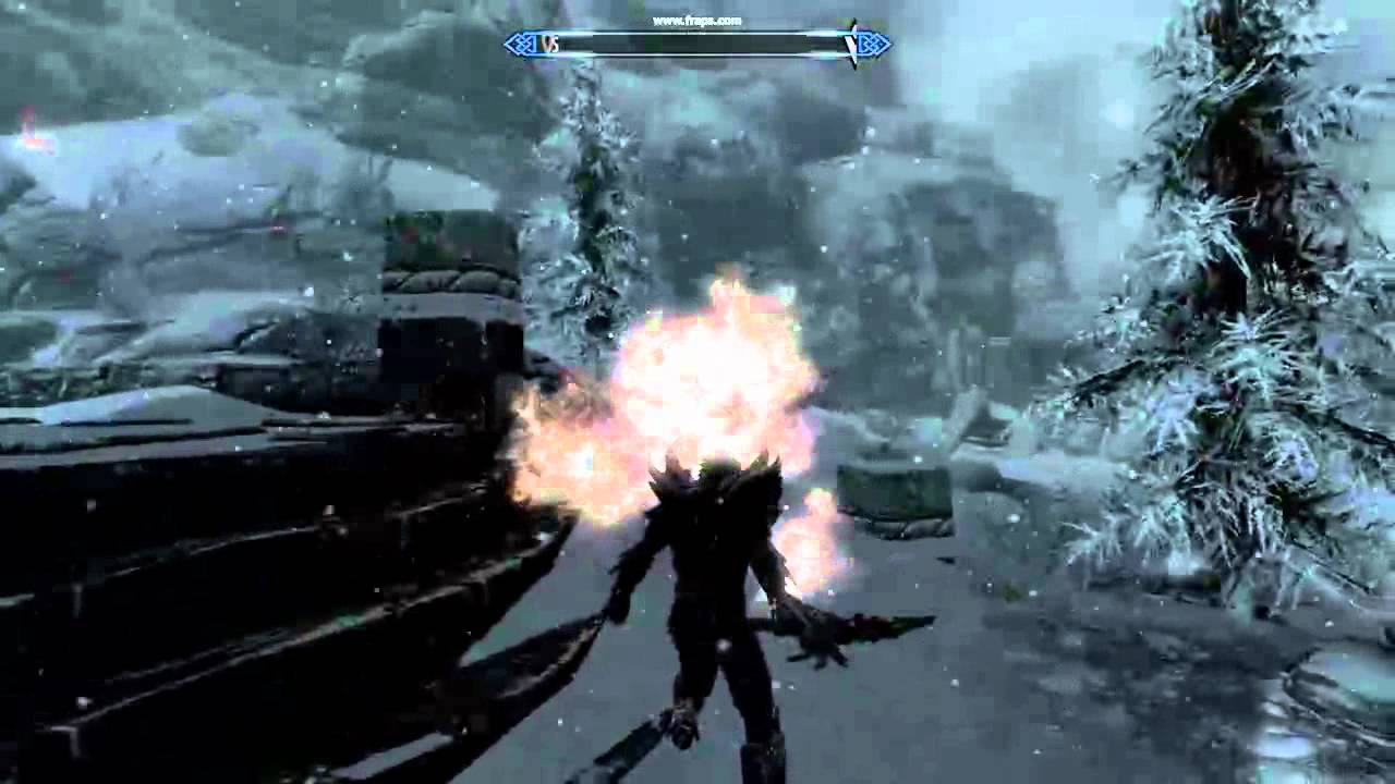 Katon no Jutsu in Skyrim