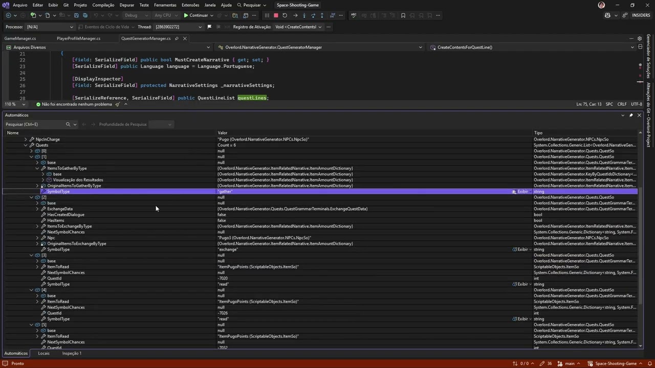 Vídeo 2.2 - Usando o Analista de Perfil e Gerador de Quests