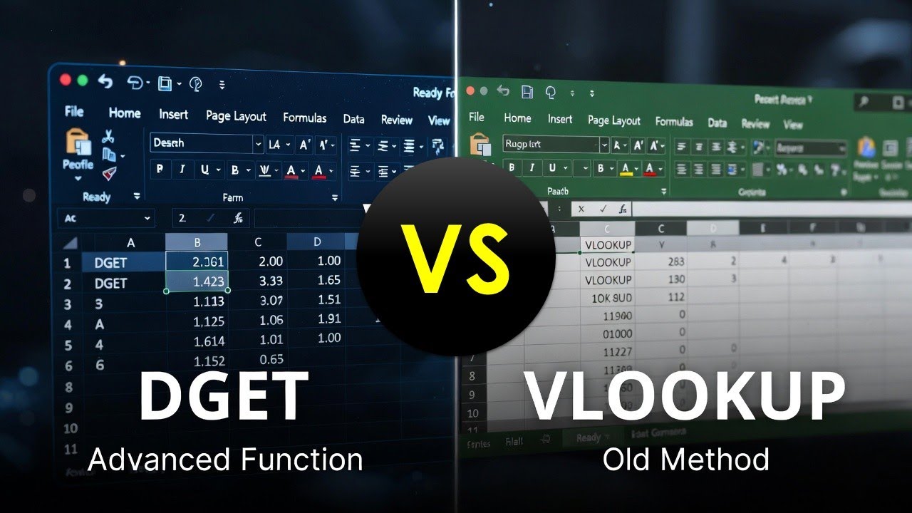 الأذكى والأسهل | مقارنة مباشرة بين دالتي (VLOOKUP) و (DGET) - ولماذا تتفوق (DGET)؟