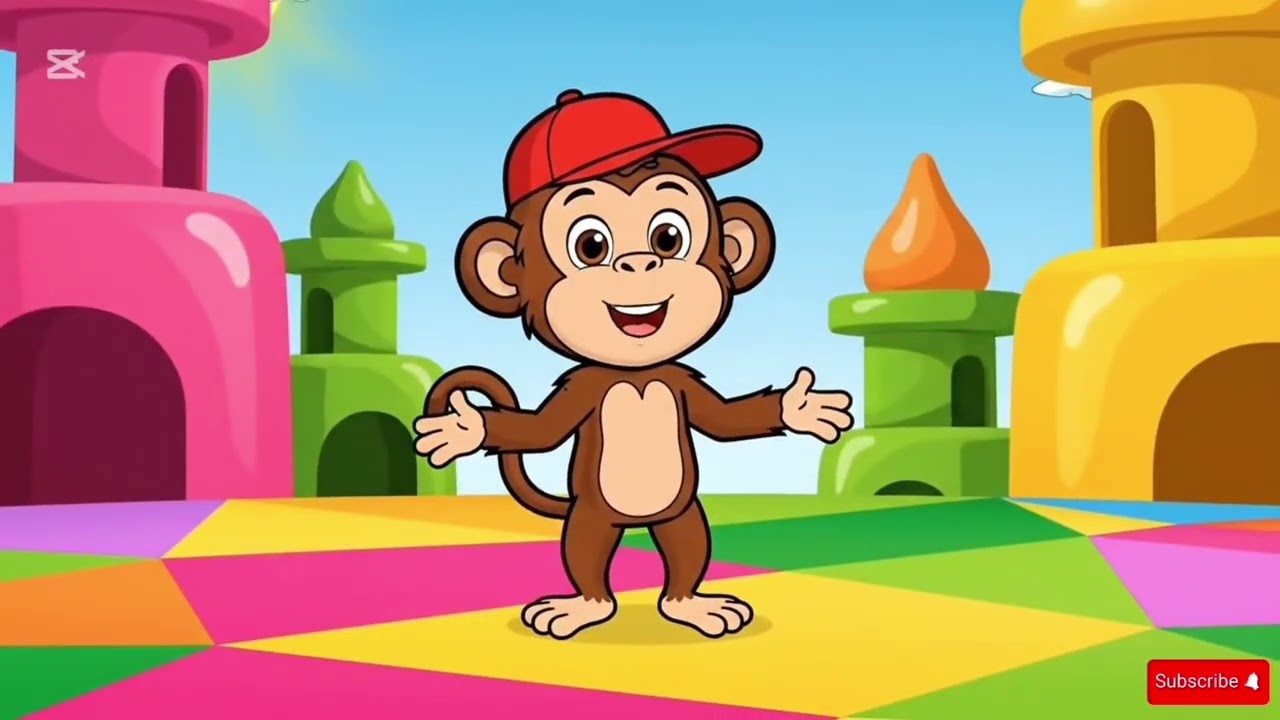 Learn Shapes with the Cute Monkey ⭐ | Fun Kids Movie and Kids Songs