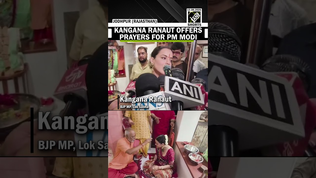 Kangana Ranaut offers prayers at Ganesh temple for PM Narendra Modi