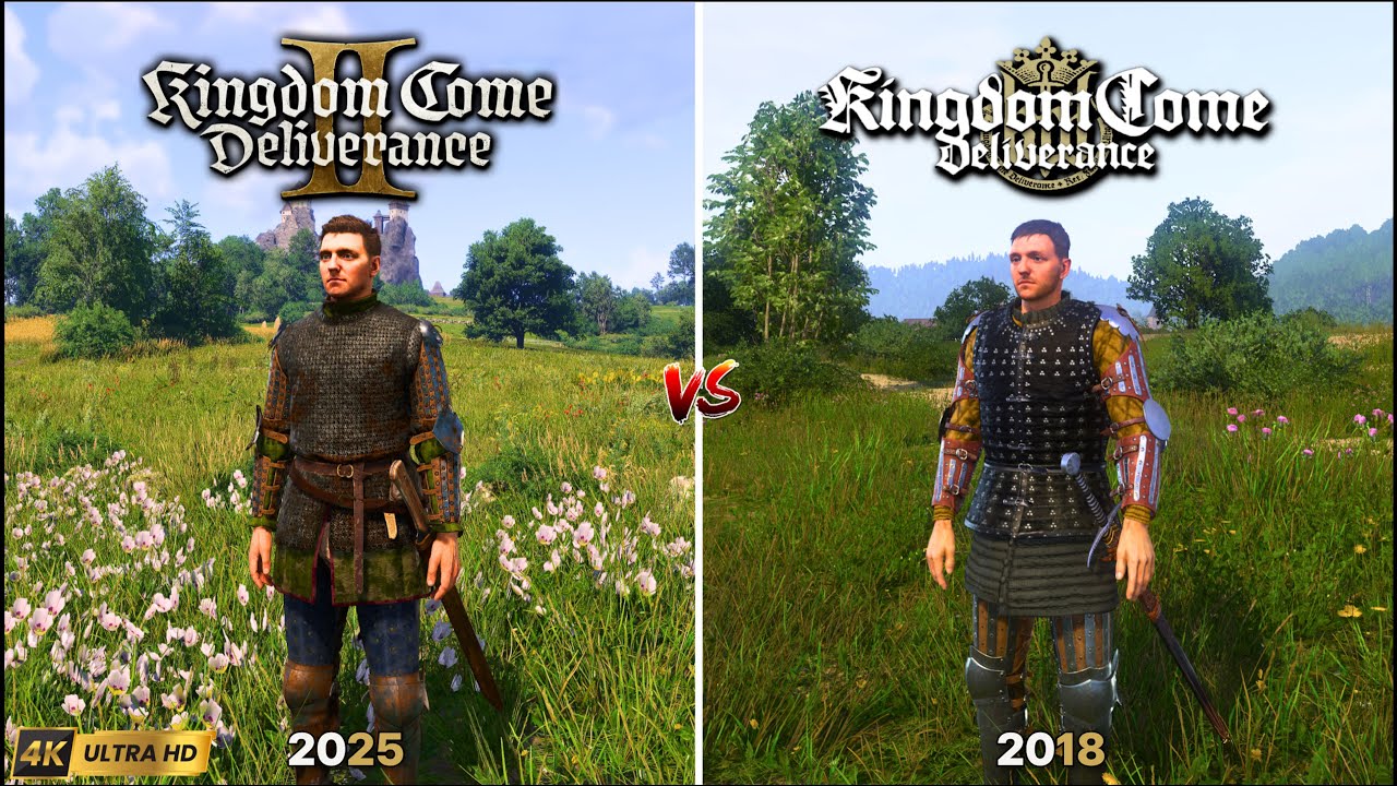 Kingdom Come Deliverance 2 vs Kingdom Come Deliverance 1 | PC | Graphics and Details Comparison