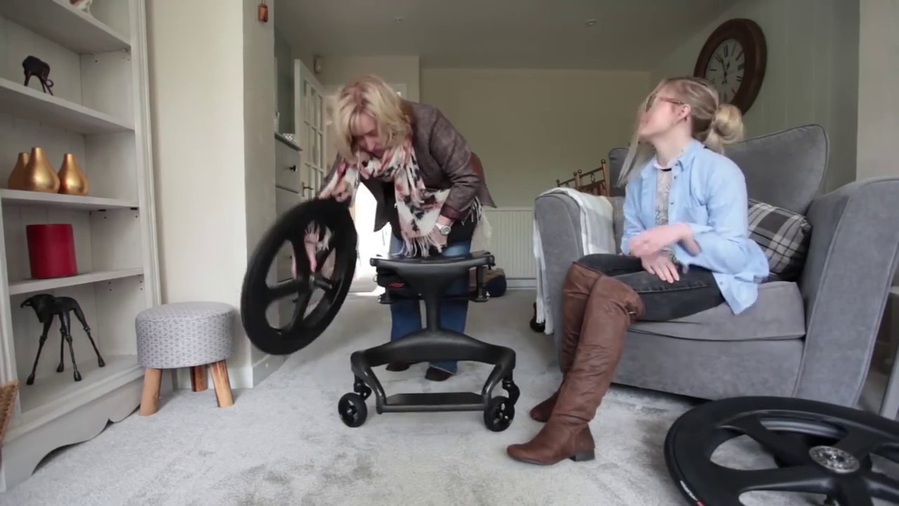 CarbonBlack futuristic wheelchair uses state of the art F1 technology
