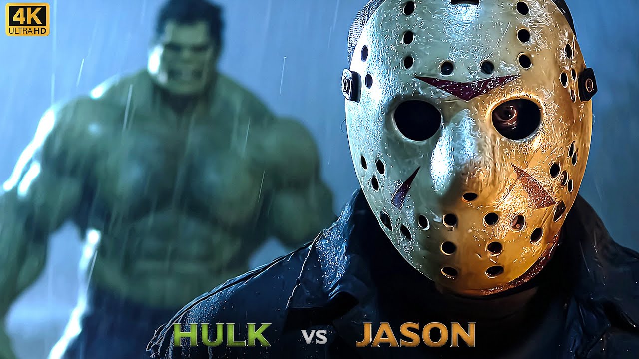 HULK vs JASON VOORHEES &ndash; Horror Cinematic Short Film (4K AI)
