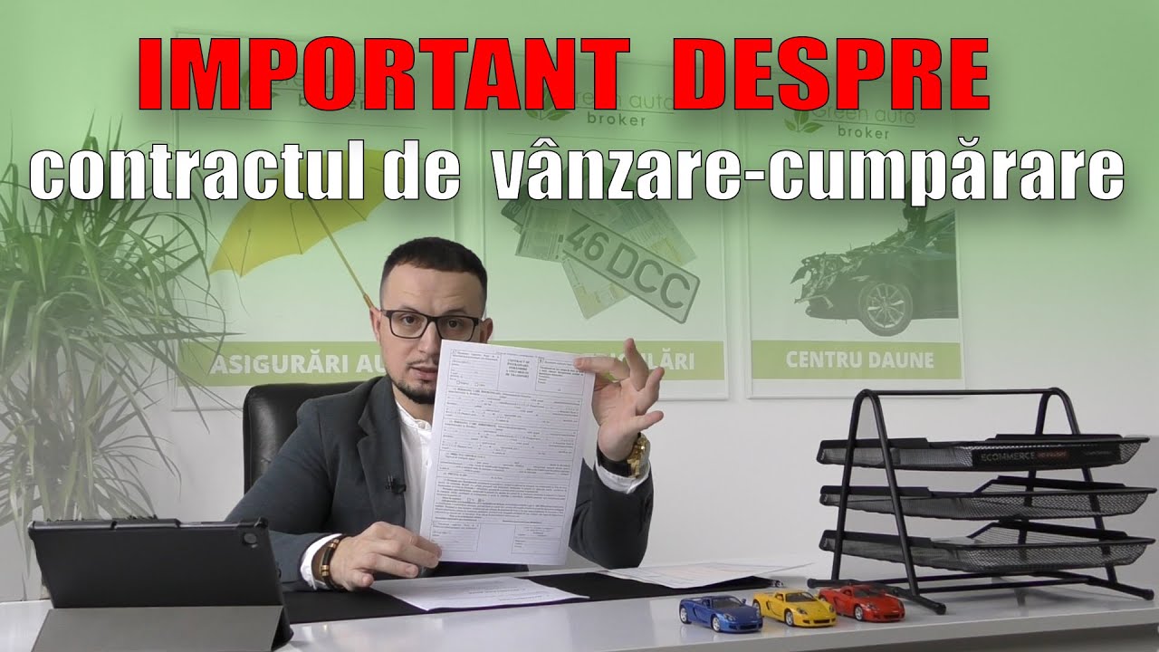 Asa se completeaza contractul de vanzare-cumparare ( Model OFICIAL )