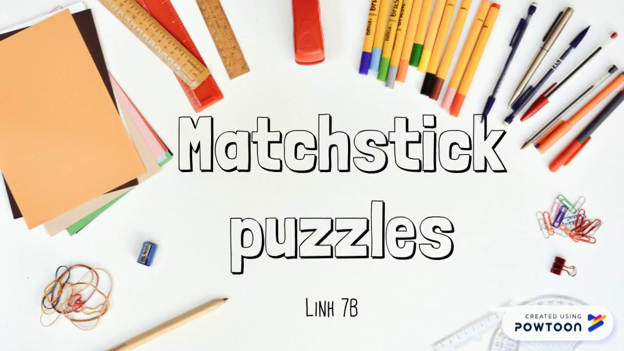 Matchstick Puzzles- rules and real life problems