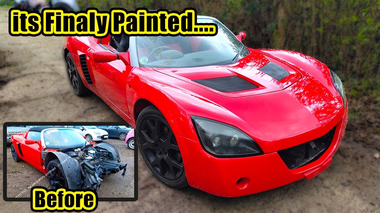 Repairing Smashed Front End & First Test Drive of My Heavily Damaged Vauxhall VX220/Speedster //Ep-3