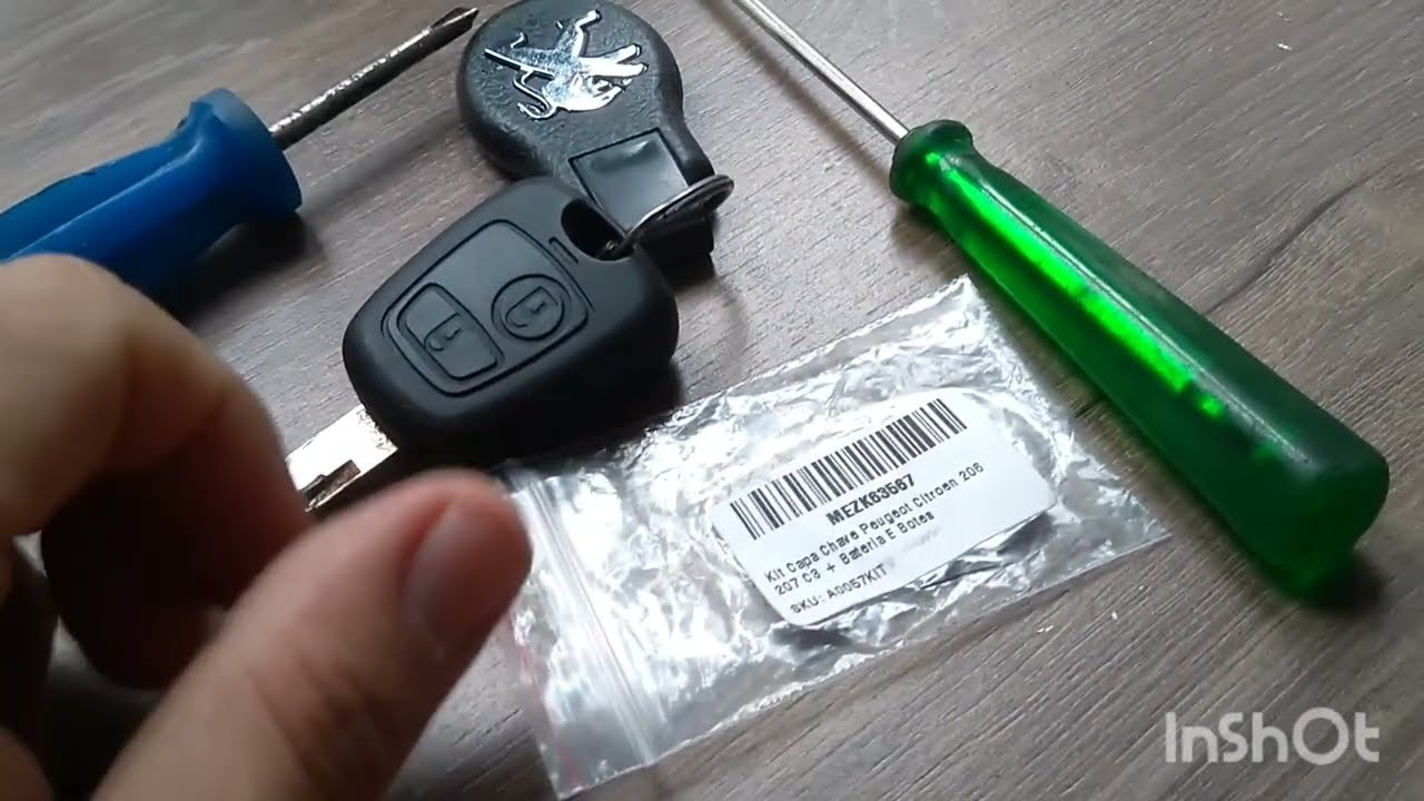 Troca dos botões do controle do Peugeot 206 Sw