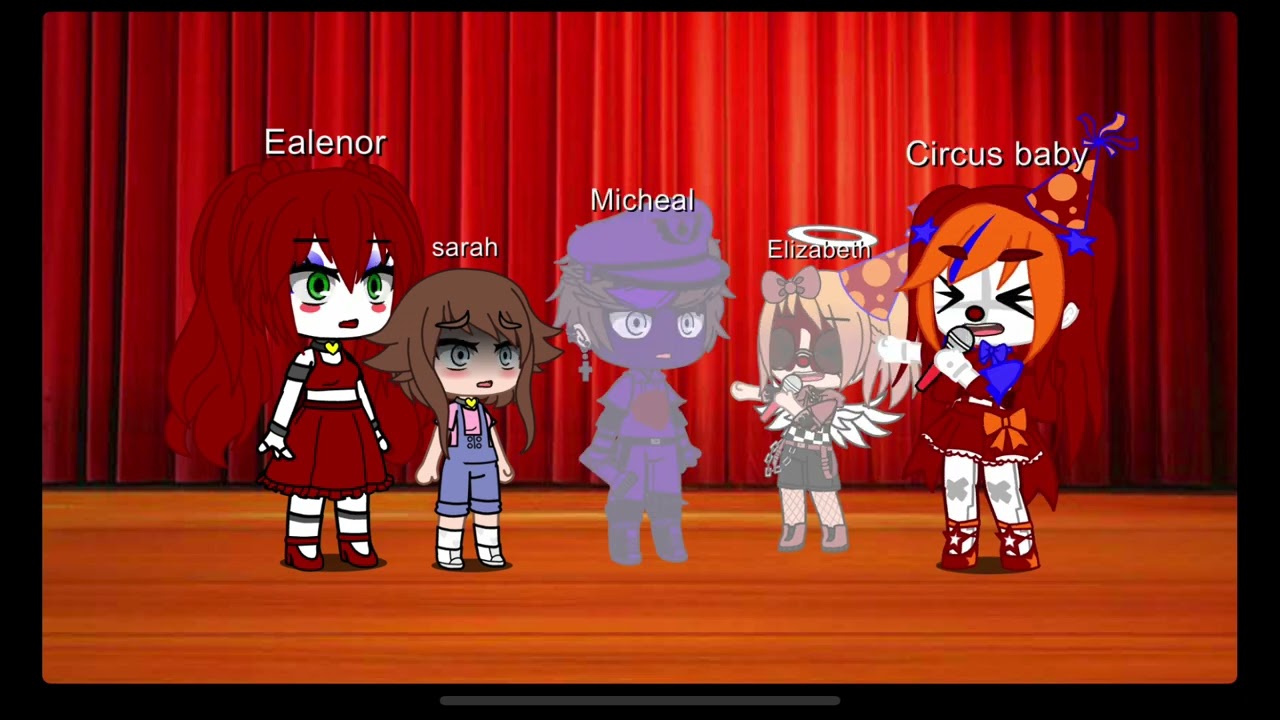 Circus baby and Elizabeth meet Eleanor and sarah