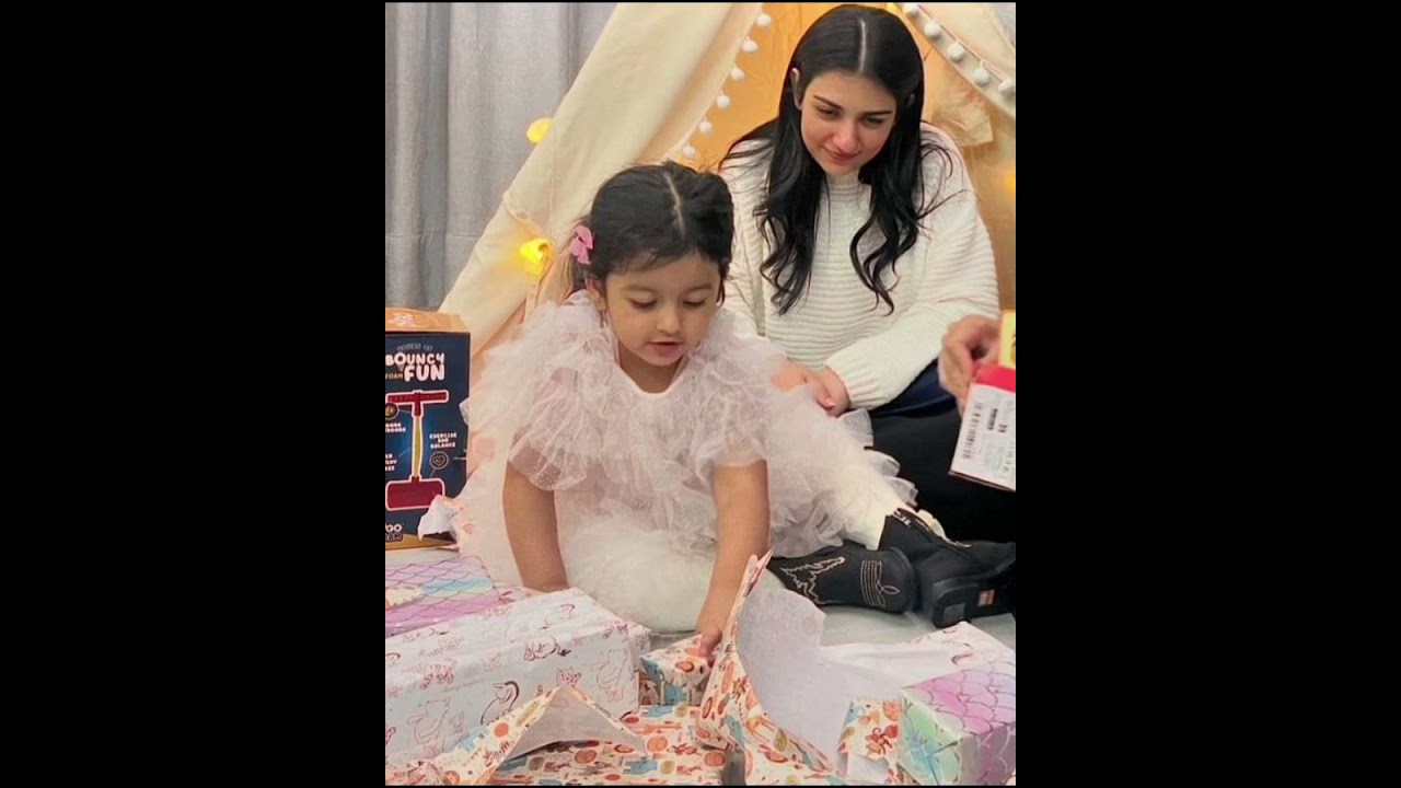 Sarah khan and Falak Shabbir celebrate the 3rd birthday of their daughter ❤ Alyana #sarahkhan