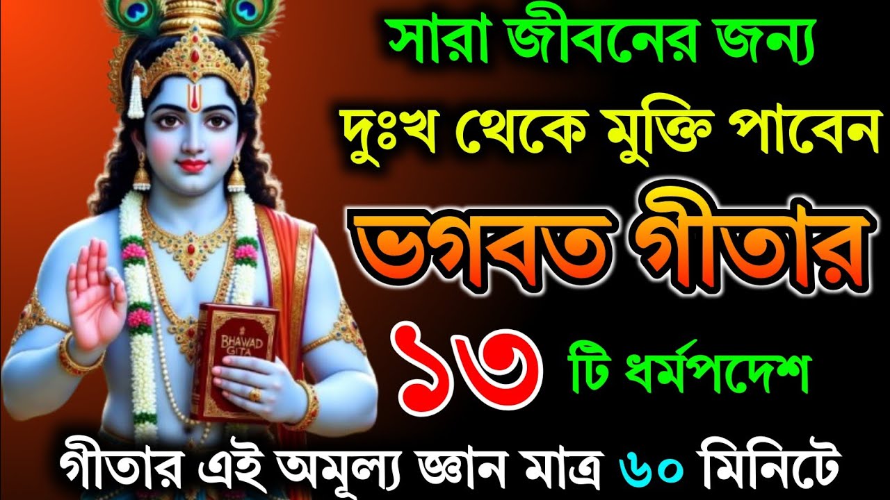 দুঃখ কষ্ট থেকে মুক্তির সহজ উপায় | Bhagwat Geeta Saar