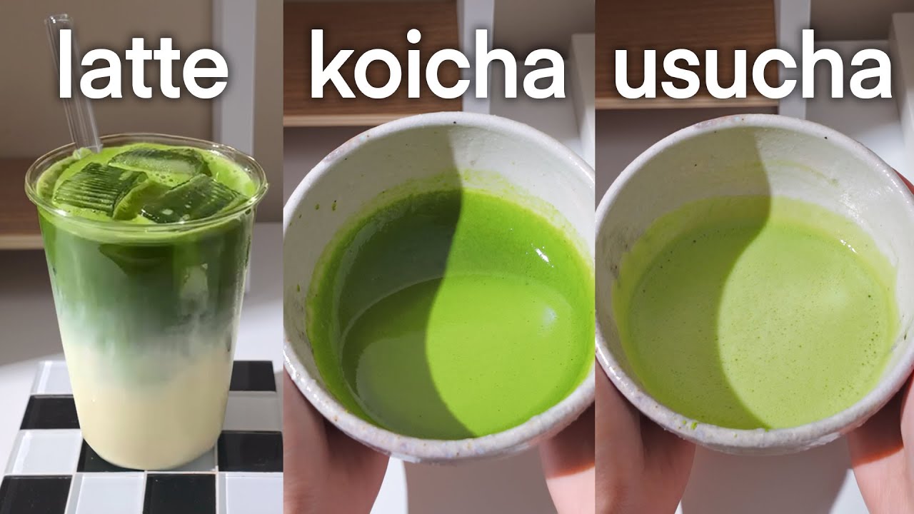 Матча 101 🍵💡 3 способа приготовления матча | койча, усуча, латте