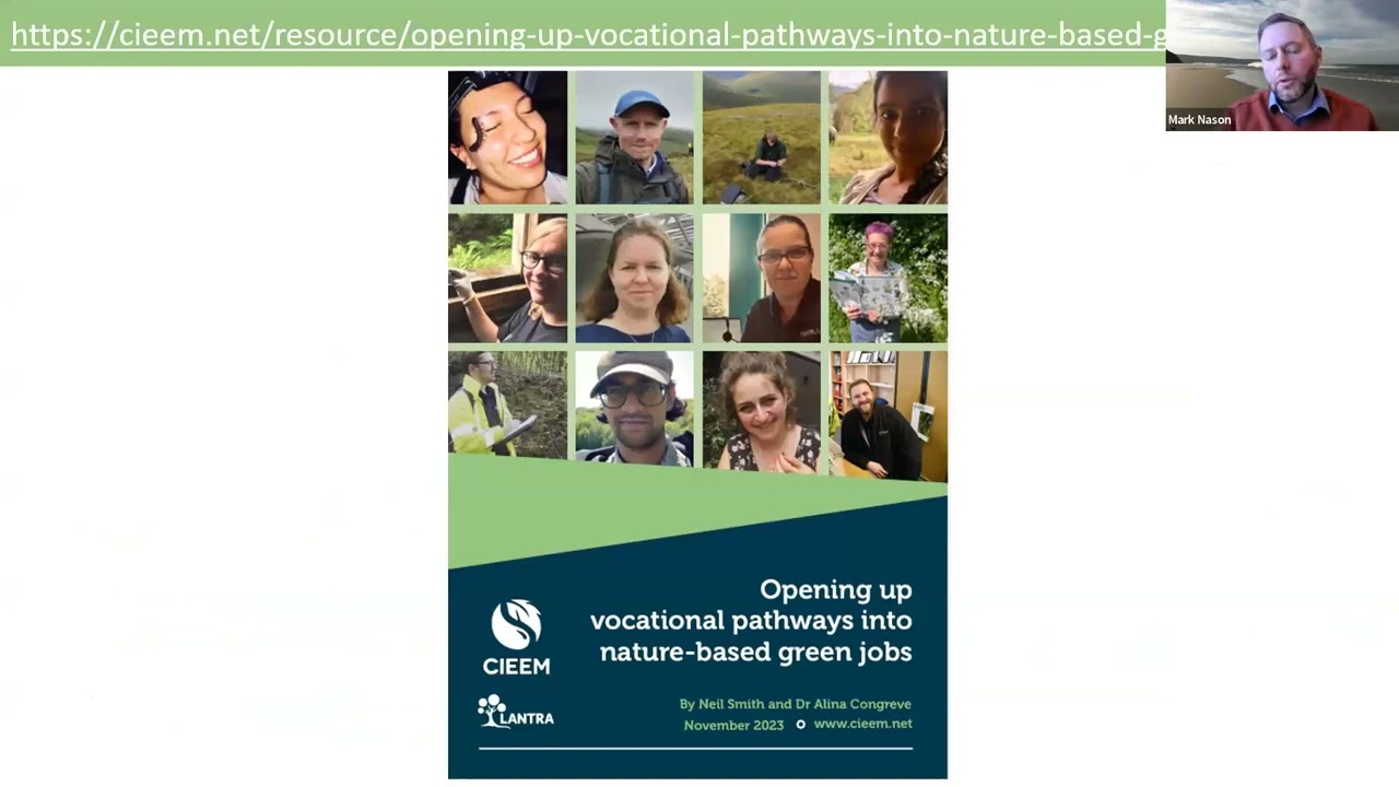 Growing our Sector: Redefining entry routes into ecology and environmental management careers