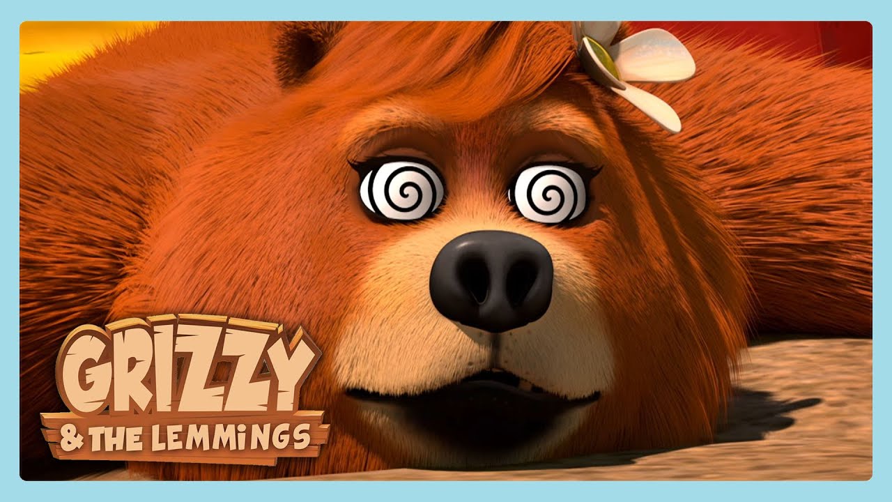 Oso hipnotizado | Grizzy & The Lemmings | WildBrain Niños