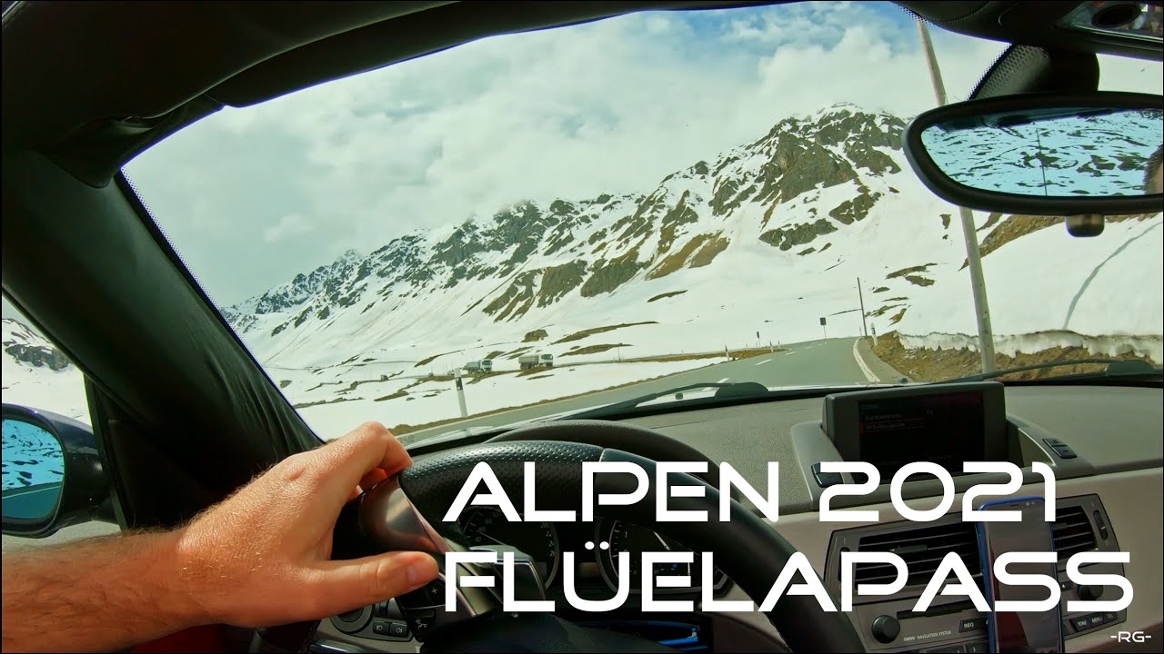 Alpen 2021 - Flüelapass - Pure POV Drive 4K - Motorsound - BMW Z4 Roadster Roadtrip