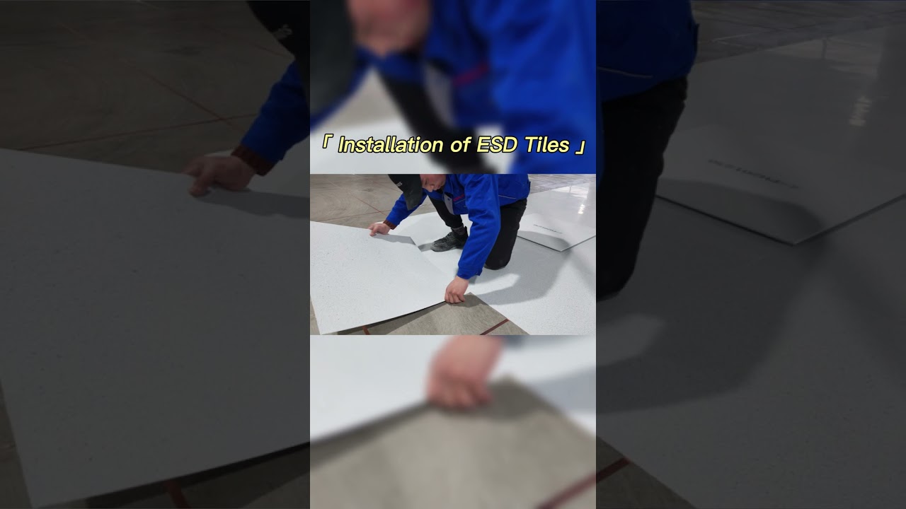 ESD Tile Installation #esdflooring