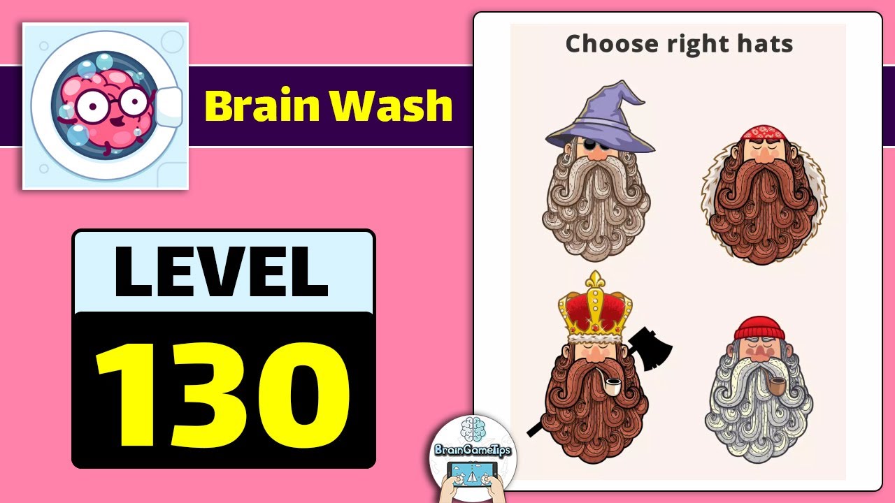 Brain Wash Level 130 Walkthrough