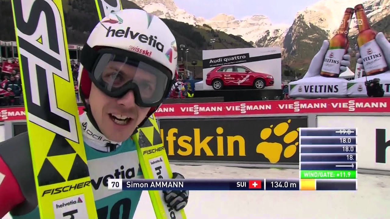 Engelberg 2014 - 2 konkurs - ostatnie 11 skoków I serii