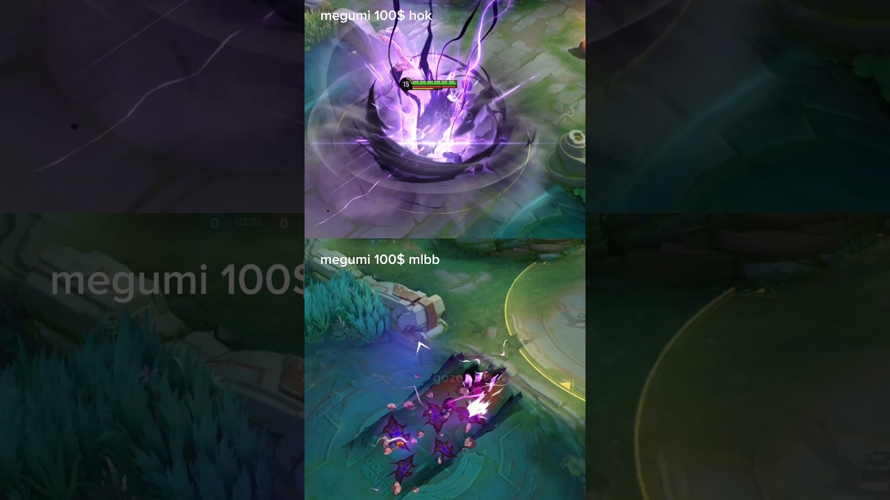 Megumi Expensive skins mobile legends vs honor of kings #mlbb #honorofkings