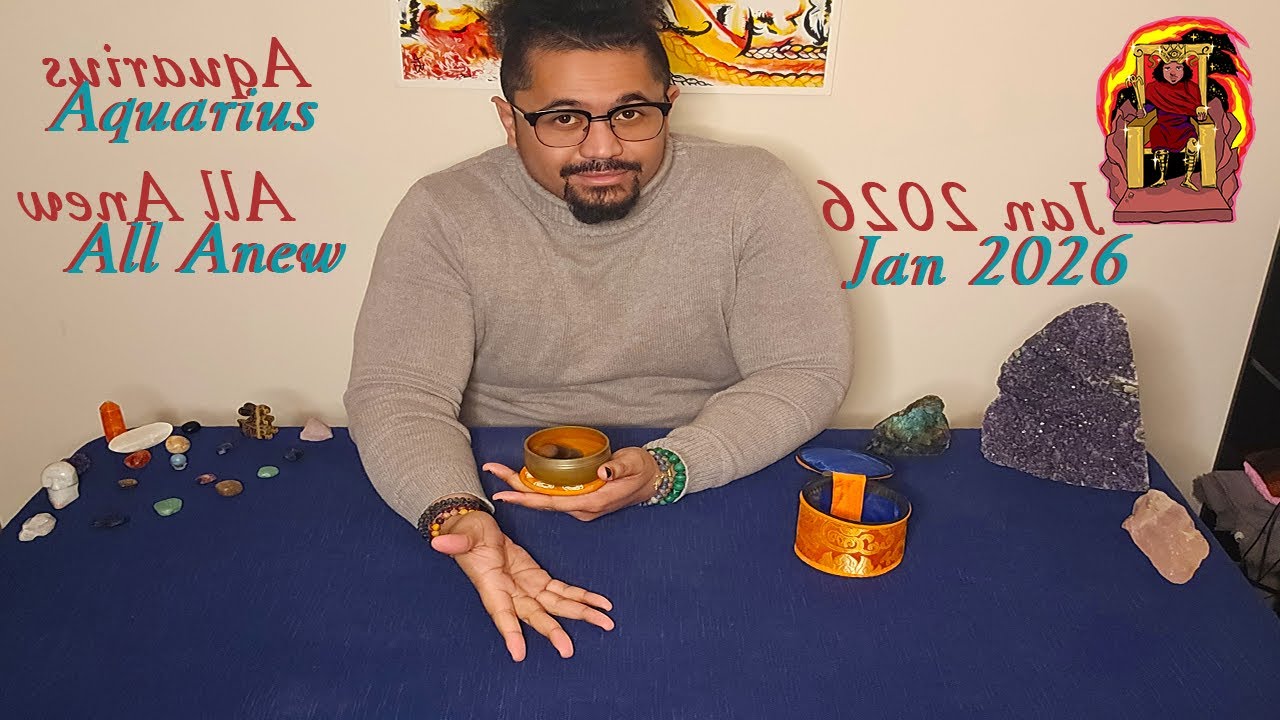 AQUARIUS: Play Pretend or be Happy. January 2026 All Anew Tarot