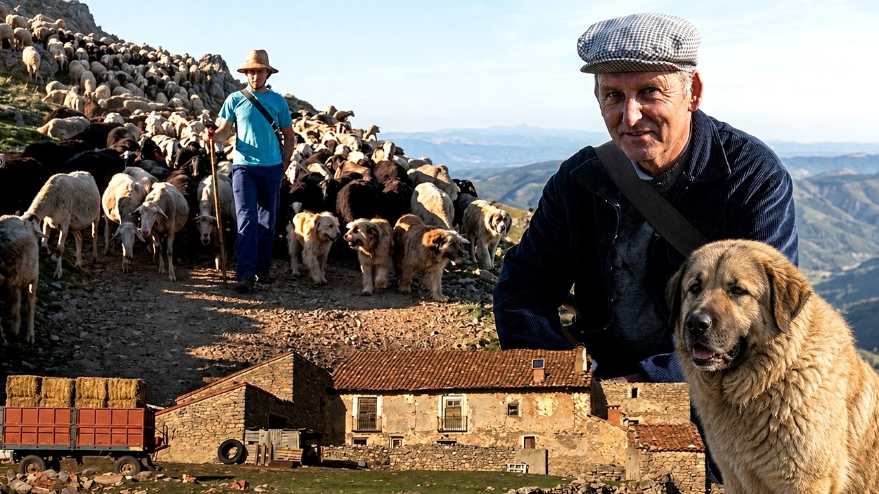 Oficios y trabajos tradicionales de una FAMILIA EN EL MONTE: Los Mengod | Documental