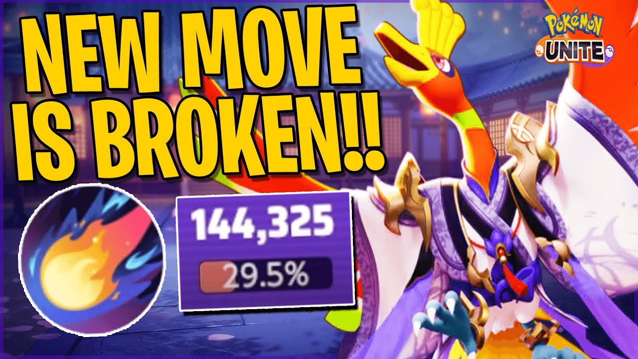 HO-OH'S NEW MOVE SACRED FIRE Might Be BROKEN!! | Pokemon Unite