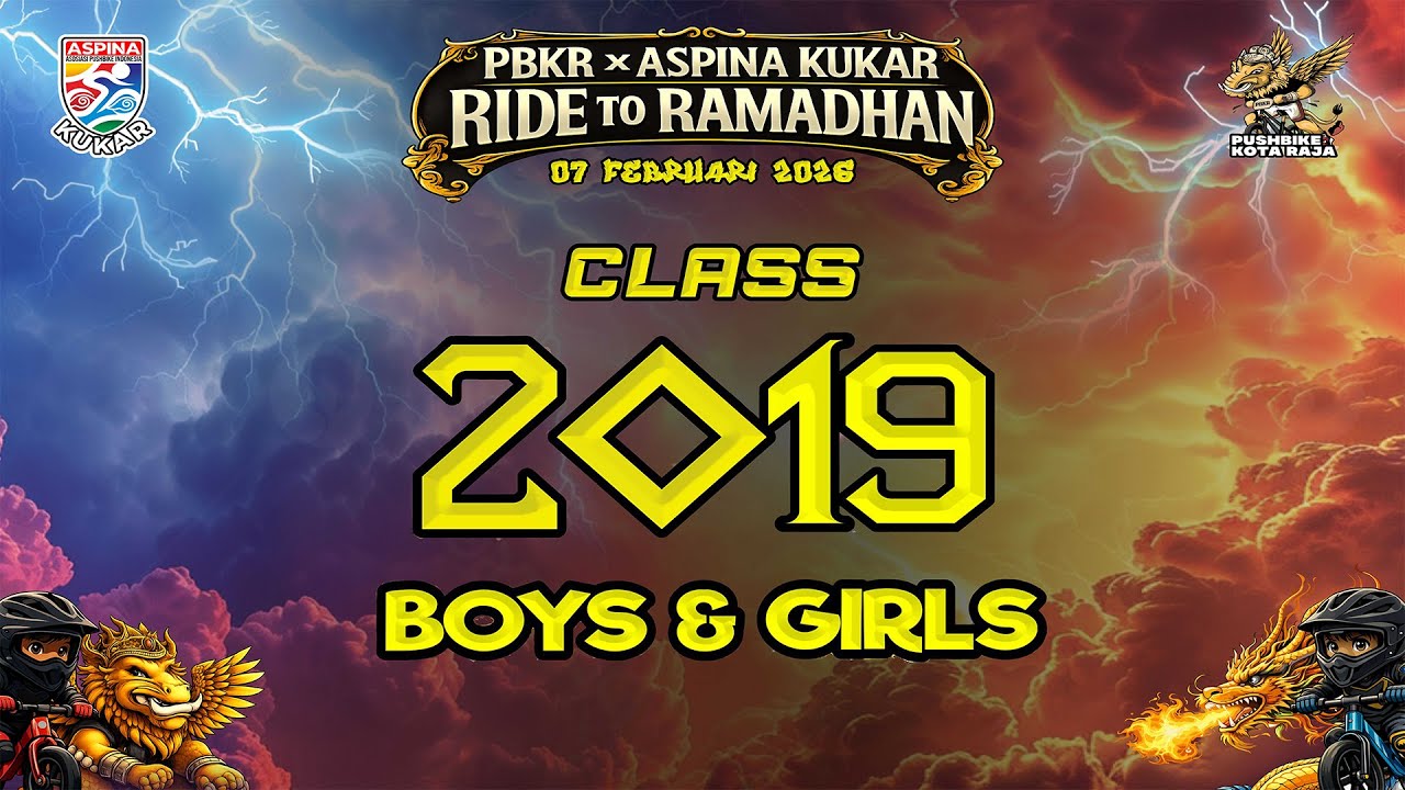 PBKR PUSHBIKE KOTA RAJA | Class 2019 Boys & Girls