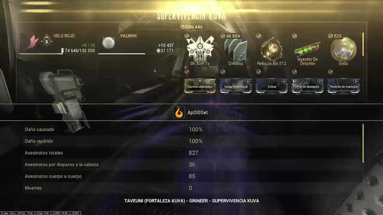 WARFRAME - Terminando contratos - ApoloSet