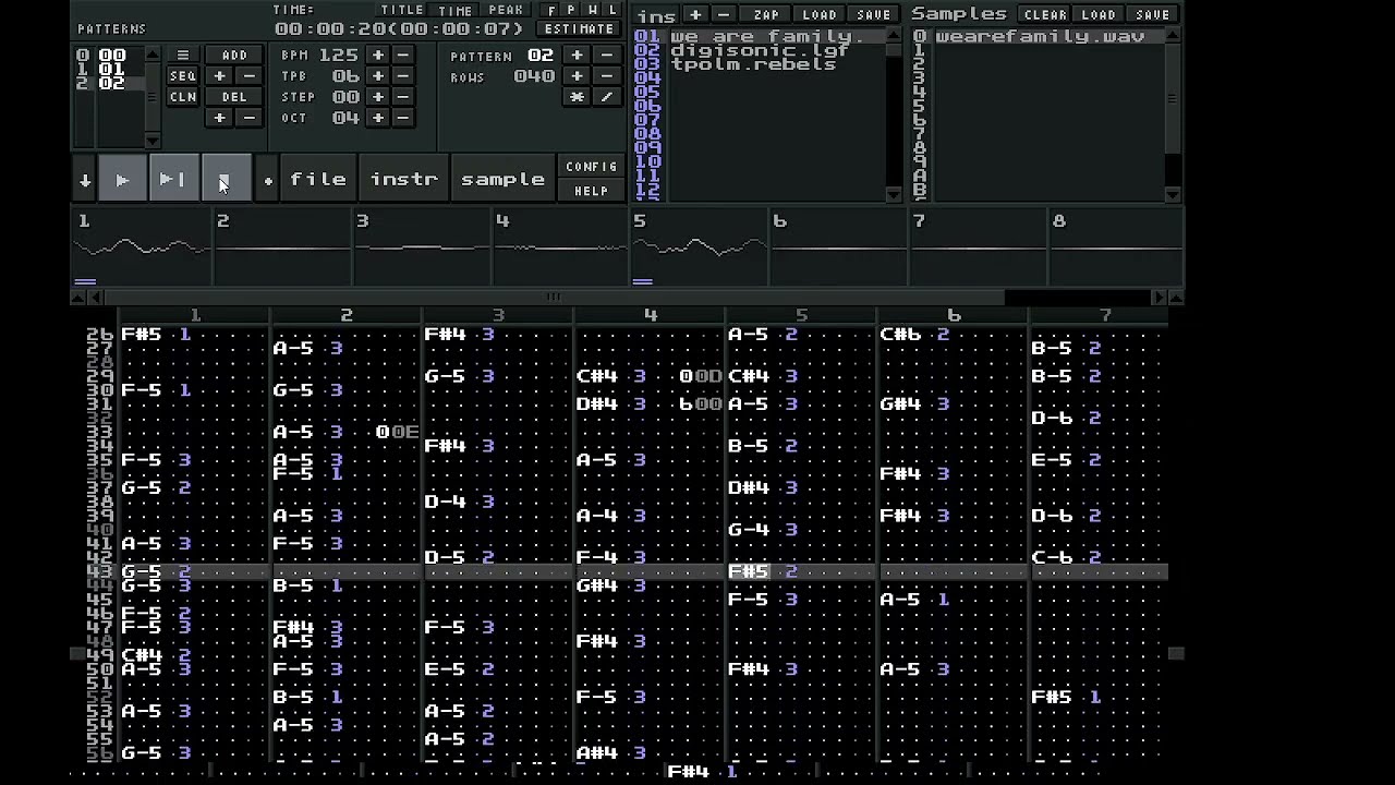 My first MilkyTracker Song!!