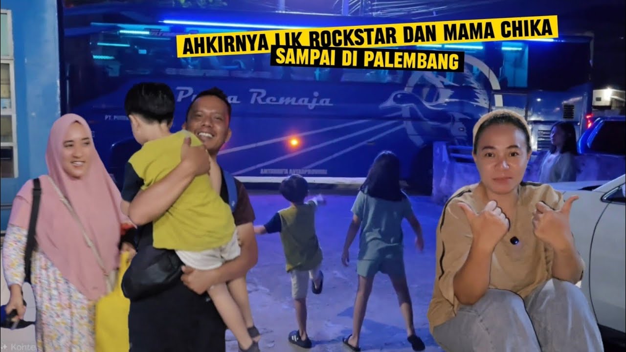AKHIRNYA SANG LEGEND @LikRockstarReborn dan @mamachika94 SAMPAI DI PALEMBANG