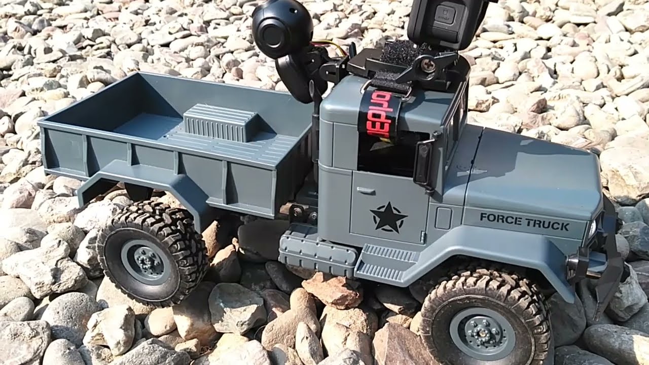 M35-A2 OUTDOOR TESTING 4X4 RC MILITARY TRUCK FY004 1:16 SCALE *GOPRO ON BOARD*