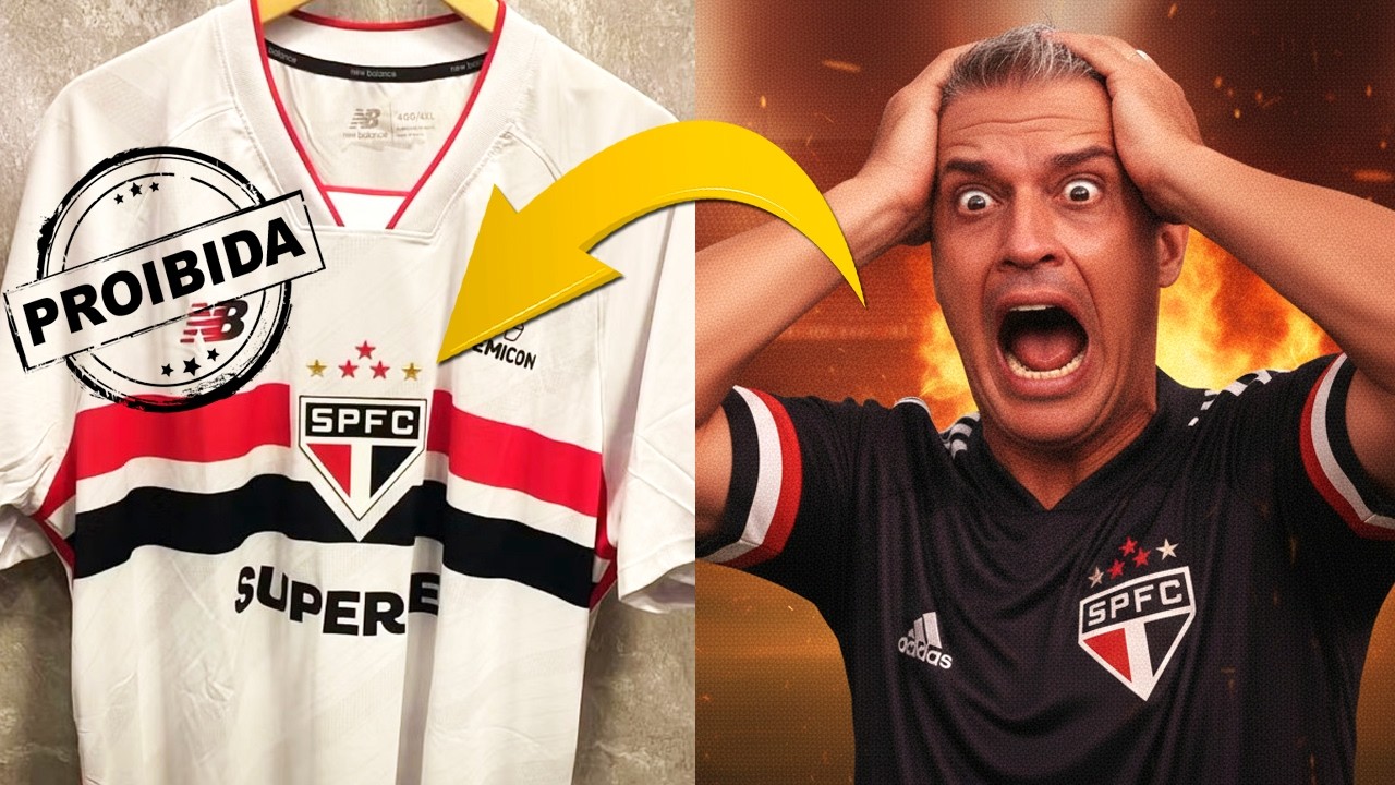 URGENTE! A POLÊMICA DA NOVA CAMISA QUE PAROU O SÃO PAULO! Notícias do SPFC