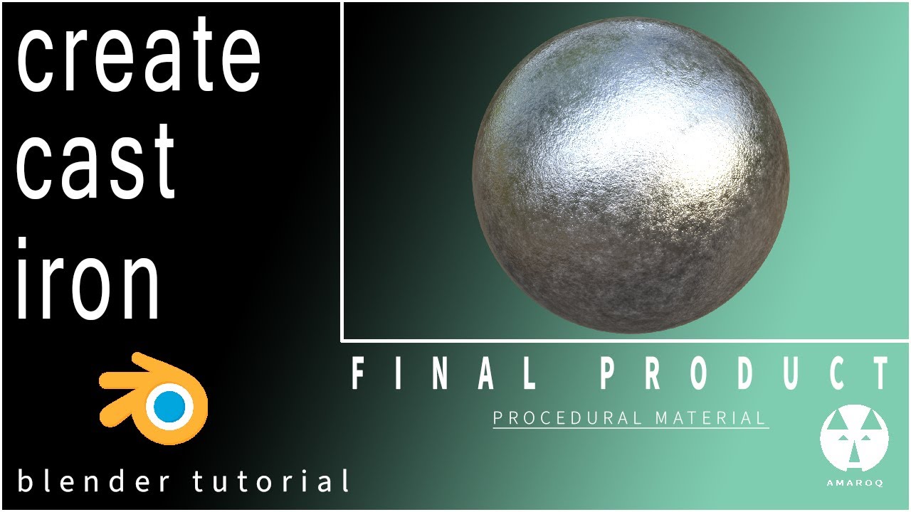 Cast Iron Material | Blender Tutorial