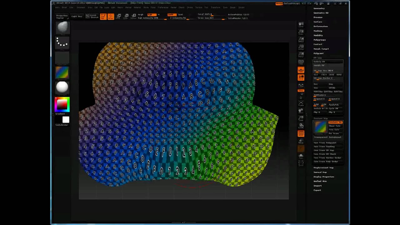 ZBrush 4.0 UV Master Tricks - Part 01