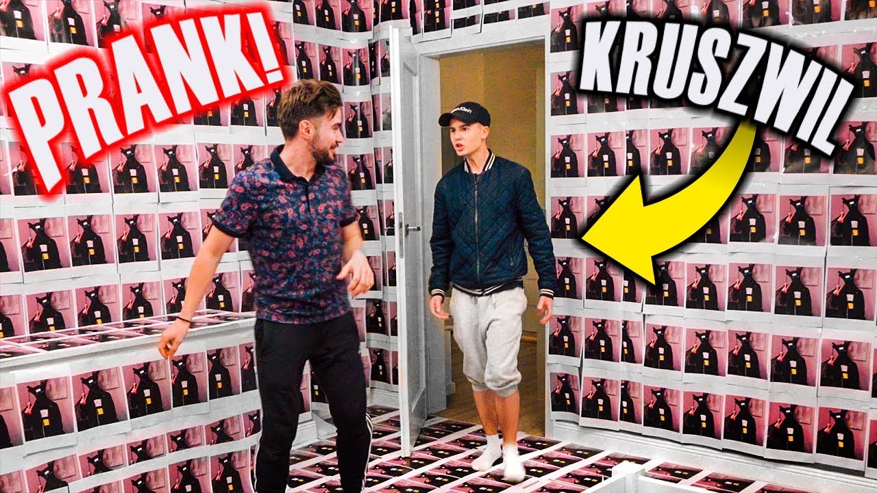 CAŁY POK&Oacute;J W KAMERZYŚCIE PRANK na KRUSZWILA!